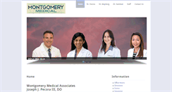 Desktop Screenshot of montgomerymedical.net